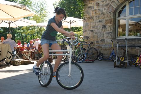 Fahrräder zum Ausprobieren