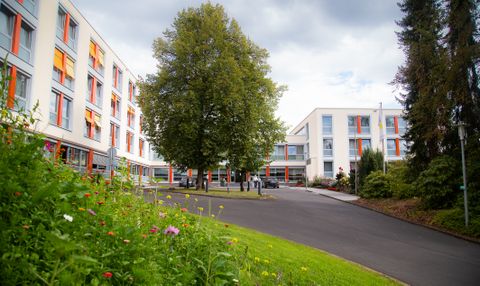 Eingangsbereich Reha-Zentrum Klinik Hartwald