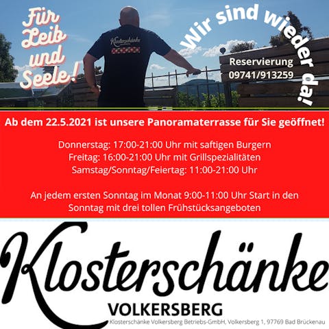 Klosterschänke - Öffnung
