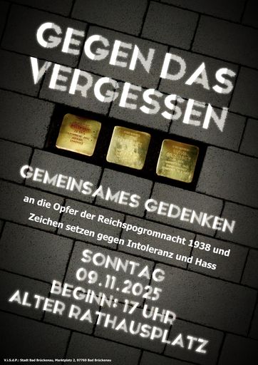 Gedenkveranstaltung Reichspogromnacht